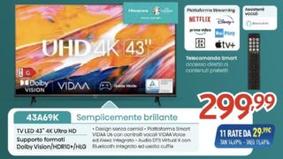 TV HISENSE 43A69K UHD 4K 43''